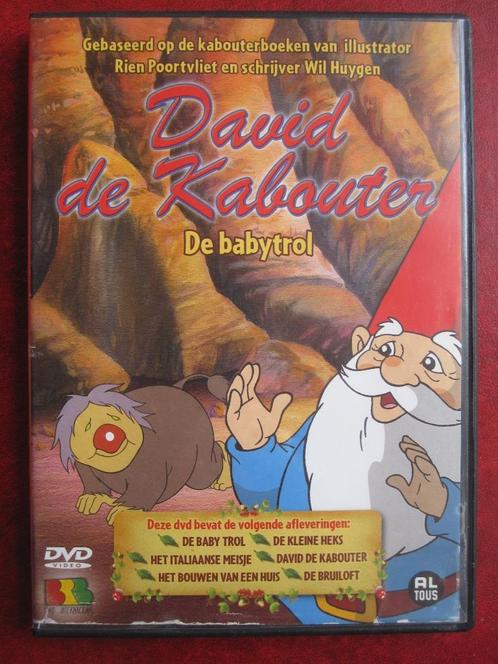 David de kabouter - De babytrol (1985), Cd's en Dvd's, Dvd's | Tekenfilms en Animatie, Zo goed als nieuw, Europees, Tekenfilm