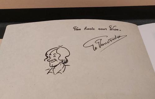 Opdrachttekening (Dédicace) Willy Vandersteen - De Geuzen, Boeken, Stripverhalen, Gelezen, Eén stripboek, Ophalen of Verzenden