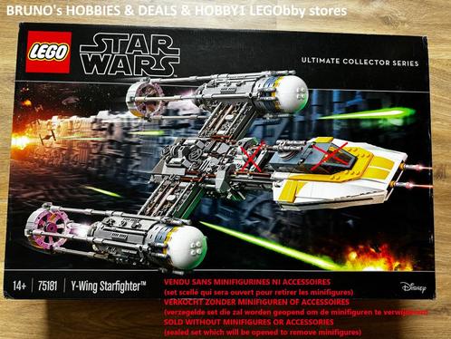 LEGO 75181 Y-Wing Starfighter NIEUW maar GEEN MINIFIGUREN, Kinderen en Baby's, Speelgoed | Duplo en Lego, Nieuw, Lego, Ophalen of Verzenden