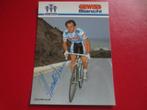 wielerkaart 1987 team bianchi dario mariuzze  signe, Comme neuf, Envoi