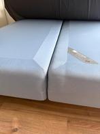 Boxspring + matras 1m60x2m, Huis en Inrichting, Slaapkamer | Boxsprings, Ophalen, Gebruikt, Blauw, Tweepersoons