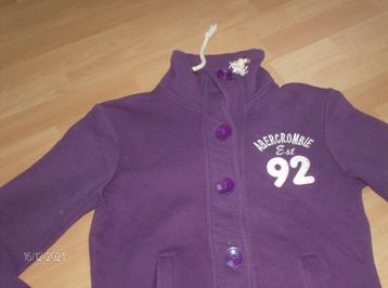 Trui / vest paars merk abercrombie &fitch - maat m = s beschikbaar voor biedingen