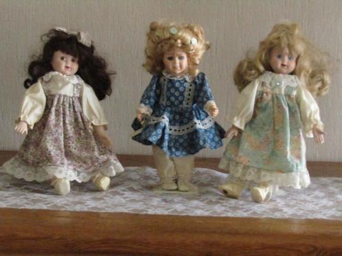 7 Kleine Porseleinen poppen in zeer goede staat., Verzamelen, Poppenhuizen en Toebehoren, Zo goed als nieuw, Ophalen
