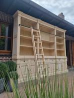 Eiken boekenkast/bibliotheekkast flamant GRATIS LEVERING, Ophalen of Verzenden, Zo goed als nieuw