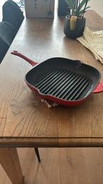 Zware mooie gietijzeren grill pan, Huis en Inrichting, Ophalen, Zo goed als nieuw