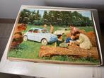 Vintage houten puzzel FIAT 500 jigsaw puzzle 1957-1960, Antiek en Kunst, Ophalen of Verzenden