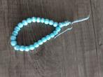 blauwe armband, Handtassen en Accessoires, Armbanden, Blauw, Ophalen of Verzenden, Zo goed als nieuw, Elastiek