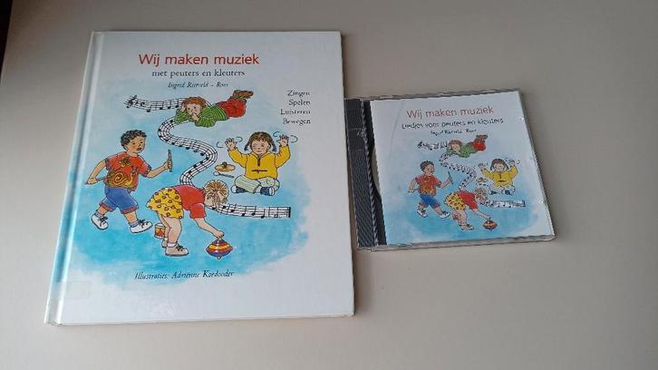 muziekboek wij maken muziek met cd, Boeken, Zwangerschap en Opvoeding, Zo goed als nieuw, Ophalen