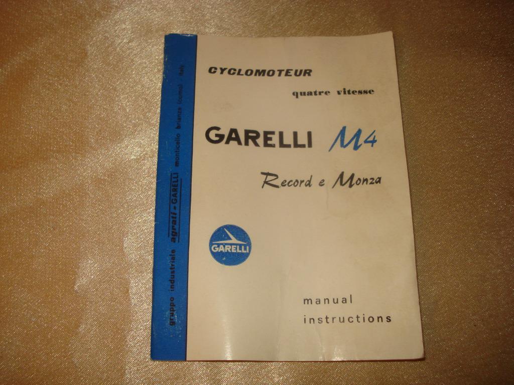 GARELLI M4 Cyclomoteur Ancien Manuel d'Instructions, Motoren, Handleidingen en Instructieboekjes, Overige merken, Ophalen of Verzenden