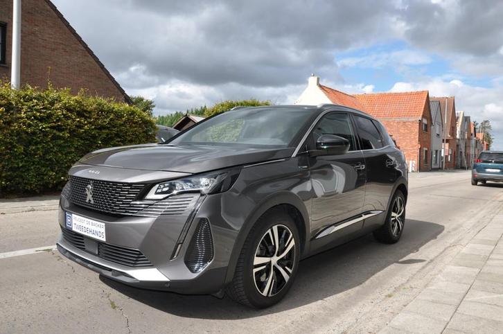 Peugeot 3008 Hybrid 225 GT (bj 2021, automaat), Auto's, Peugeot, Bedrijf, Te koop, ABS, Achteruitrijcamera, Adaptive Cruise Control