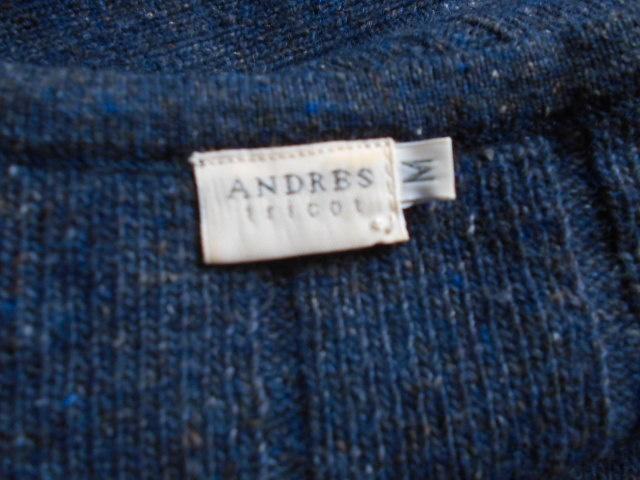 andres, medium, comme neuve, laine-soie-angora-cachemire, Vêtements | Femmes, Tops, Comme neuf, Taille 38/40 (M), Bleu, Sans manches