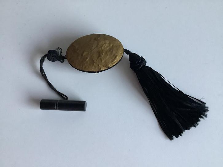 Art deco celluloid combi poederdoos en parfum, Antiek en Kunst, Curiosa en Brocante, Ophalen of Verzenden