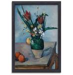 Le vase aux tulipes - Toile Paul Cézanne + cadre à pâtisseri, Antiquités & Art, Envoi