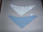 1 lot de 2 bavoirs triangle - naissance, Enfants & Bébés, Enlèvement ou Envoi, Comme neuf