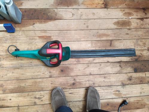 Elektrische heggenschaar BOSCH 60 cm, Tuin en Terras, Heggenscharen, Gebruikt, Ophalen