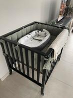Babypark met matras + parklegger + parkomrander, Kinderen en Baby's, Ophalen, Zo goed als nieuw, Rechthoekig, In hoogte verstelbaar