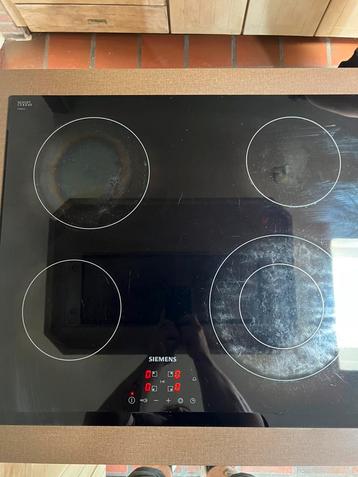 Keramische kookplaat Siemens, Electroménager, Tables de cuisson, Enlèvement, Utilisé