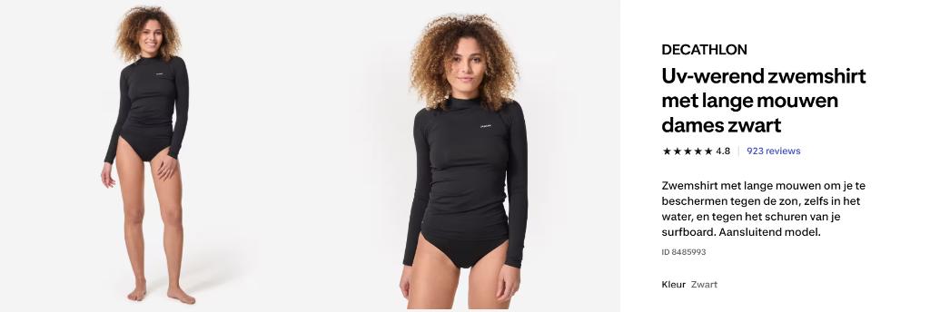 Uv-werend zwemshirt/rashguard dames & heren - 13 stuks, Watersport en Boten, Ophalen of Verzenden, Zo goed als nieuw