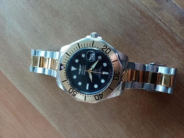 Invicta grand diver automatic, Handtassen en Accessoires, Horloges | Heren, Gebruikt, Seiko, Ophalen of Verzenden
