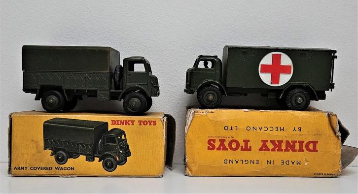 Dinky Toys Ambulance militaire et Camion militaire, Hobby & Loisirs créatifs, Voitures miniatures | 1:43, Utilisé, Bus ou Camion