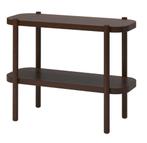 Lysterby Ikea Zijtafel donkerbruin, Huis en Inrichting, Tafels | Sidetables, Ophalen, 50 tot 100 cm, Zo goed als nieuw, Ovaal