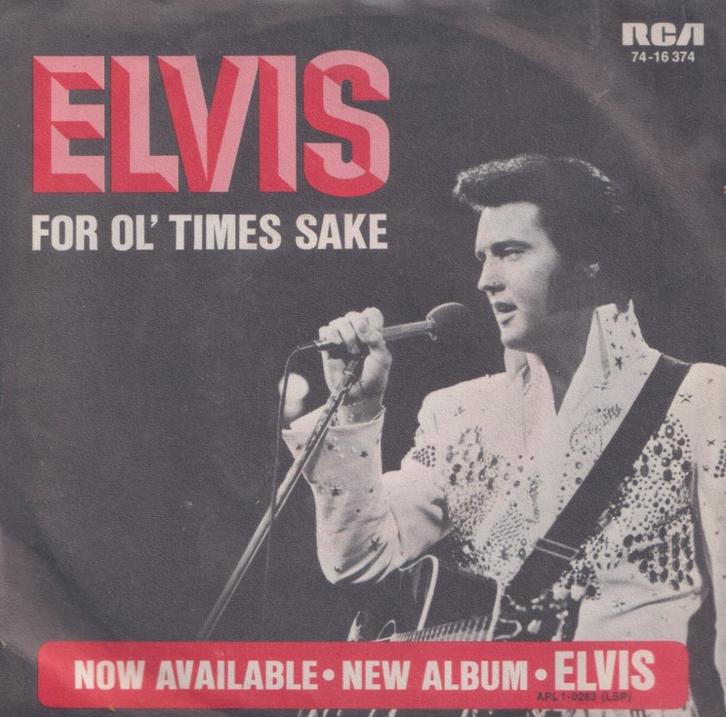 Elvis Presley – Raised on rock / For ol’ times sake - Single, Cd's en Dvd's, Vinyl Singles, Gebruikt, Single, Pop, 7 inch, Ophalen of Verzenden