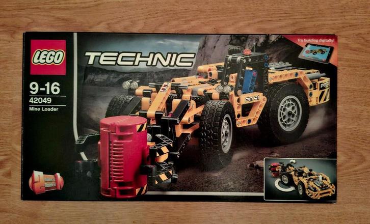 Logo Technic mijnbouwgraagmachine 42049, Kinderen en Baby's, Speelgoed | Duplo en Lego, Zo goed als nieuw, Lego, Complete set