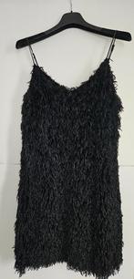 Vila Black Feathered Dress maat40, Kleding | Dames, Zwart, Vila, Nieuw, Boven de knie