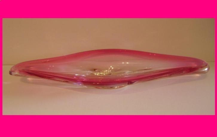 DESIGN 60-ties : Coupe van >>> VAL SAINT-LAMBERT <<< Gemerkt, Antiquités & Art, Antiquités | Verre & Cristal, Enlèvement