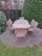 Teak tuinset Kensington, Tuin en Terras, Ophalen, Zo goed als nieuw, Tuinset