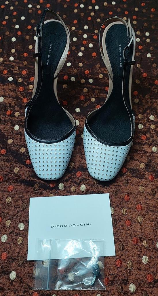 Prachtige 'Diego Dolcini' leder Hoge Hakken - Mt 37,5 ZGAN, Kleding | Dames, Schoenen, Zo goed als nieuw, Schoenen met hoge hakken