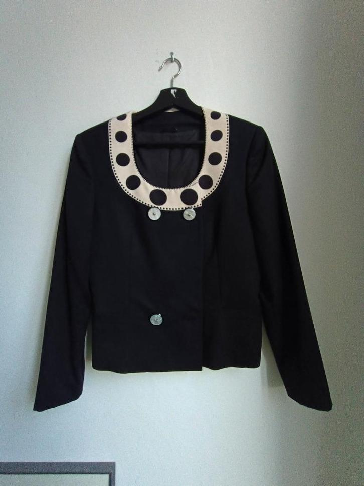 Gianni Versace, Kleding | Dames, Jassen | Zomer, Gedragen, Maat 42/44 (L), Zwart, Ophalen