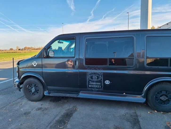 GMC Savana 1997 kampeerauto camper, Autos, Camionnettes & Utilitaires, Particulier, Apple Carplay, Radio, Essence, Enlèvement