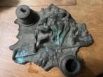Leeuwenkop brons inktpot, Antiek en Kunst, Ophalen, Brons