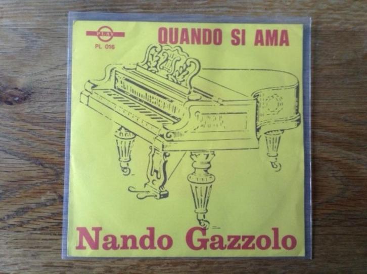 single nando gazzolo / fritz weber, Cd's en Dvd's, Vinyl Singles, Single, Klassiek, 7 inch, Ophalen of Verzenden
