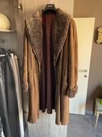 Mantel jas monteau met kraag, Bruin, Zo goed als nieuw, Maat 46/48 (XL) of groter, Ophalen