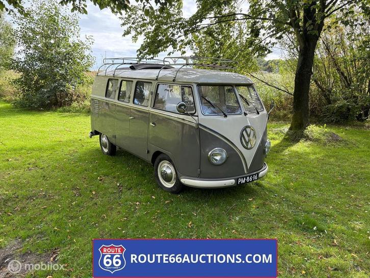 Volkswagen T1 Camper | 1961 | Route 66 Auctions, Auto's, Oldtimers, Bedrijf, Te koop, Volkswagen, Benzine, Overige carrosserie