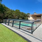 Abri Piscine Haut adossé, Jardin & Terrasse, Enlèvement ou Envoi, Neuf, Couverture de piscine
