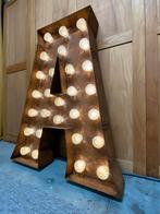 Grote lichtletter A . Retro decoratie industriele stijl., Ophalen, Huis en Inrichting