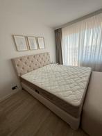 Beige bed. Dormir met bank 180cm op 200cm, Huis en Inrichting, Slaapkamer | Complete slaapkamers, Ophalen, Gebruikt, Tweepersoons