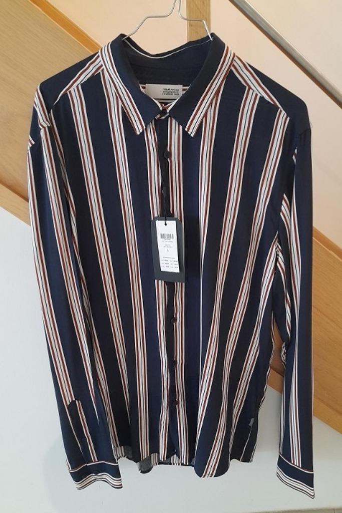 Gestreept hemd Tommy Hilfiger maat L, Kleding | Heren, Overhemden, Nieuw, Blauw, Ophalen of Verzenden