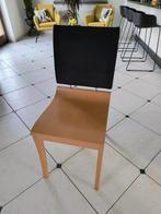 Chaises salle à manger Ligne Roset Hêtre Naturel & Alcantara, Ophalen, Gebruikt, Zwart, Contemporain