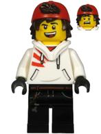 Lego figuur hs037 Jack Davids - Hidden side, Ophalen of Verzenden, Zo goed als nieuw, Losse stenen, Lego