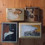 Vier blikken dozen Delacre, reeks koningshuis., Verzamelen, Ophalen