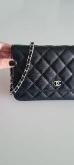 CHANEL Wallet on Chain – cuir caviar noir – métal argenté, Bijoux, Sacs & Beauté, Sacs | Sacs Femme, Enlèvement ou Envoi, Neuf