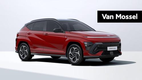Hyundai Kona Shine N-Line, Auto's, Hyundai, Bedrijf, Te koop, Kona, Benzine, Overige carrosserie, Automaat, Rood, Stof, Nieuw