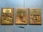 tintin marqueterie bois couverture livre., Collections, Tintin, Enlèvement ou Envoi