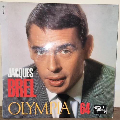 33T25 Jacques BREL Olympia 64 Barclay 80 243  France 1964, CD & DVD, Vinyles | Pop, Comme neuf, 1960 à 1980, 10 pouces, Enlèvement ou Envoi