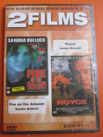 Fire on the Amazon + Royce (2 films op 1 DVD) nieuw in de ve beschikbaar voor biedingen
