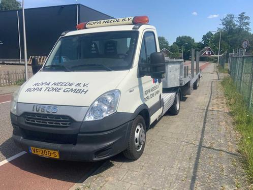 2016 Iveco Daily 35C17 Kleinsmann Trailer-11 13 tons BE comb, Auto's, Bestelwagens en Lichte vracht, Bedrijf, Iveco, Diesel, Euro 5